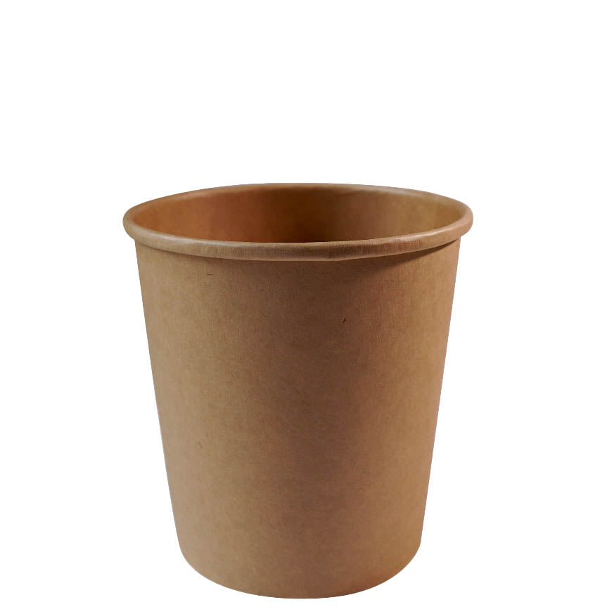 Disposable Design Paper Soup Containers - NO LIDS