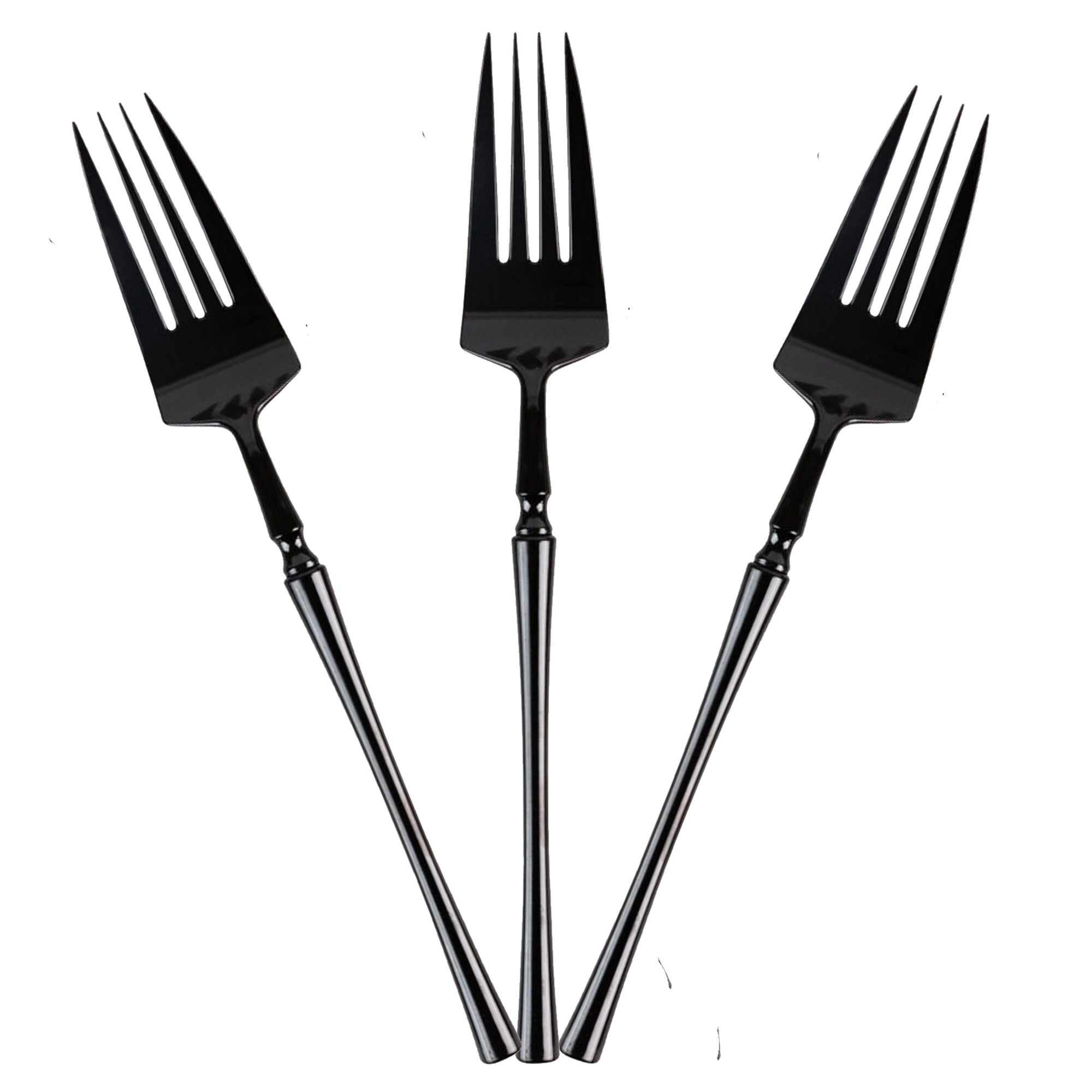 Plastic Black Infinity Flatware Collection