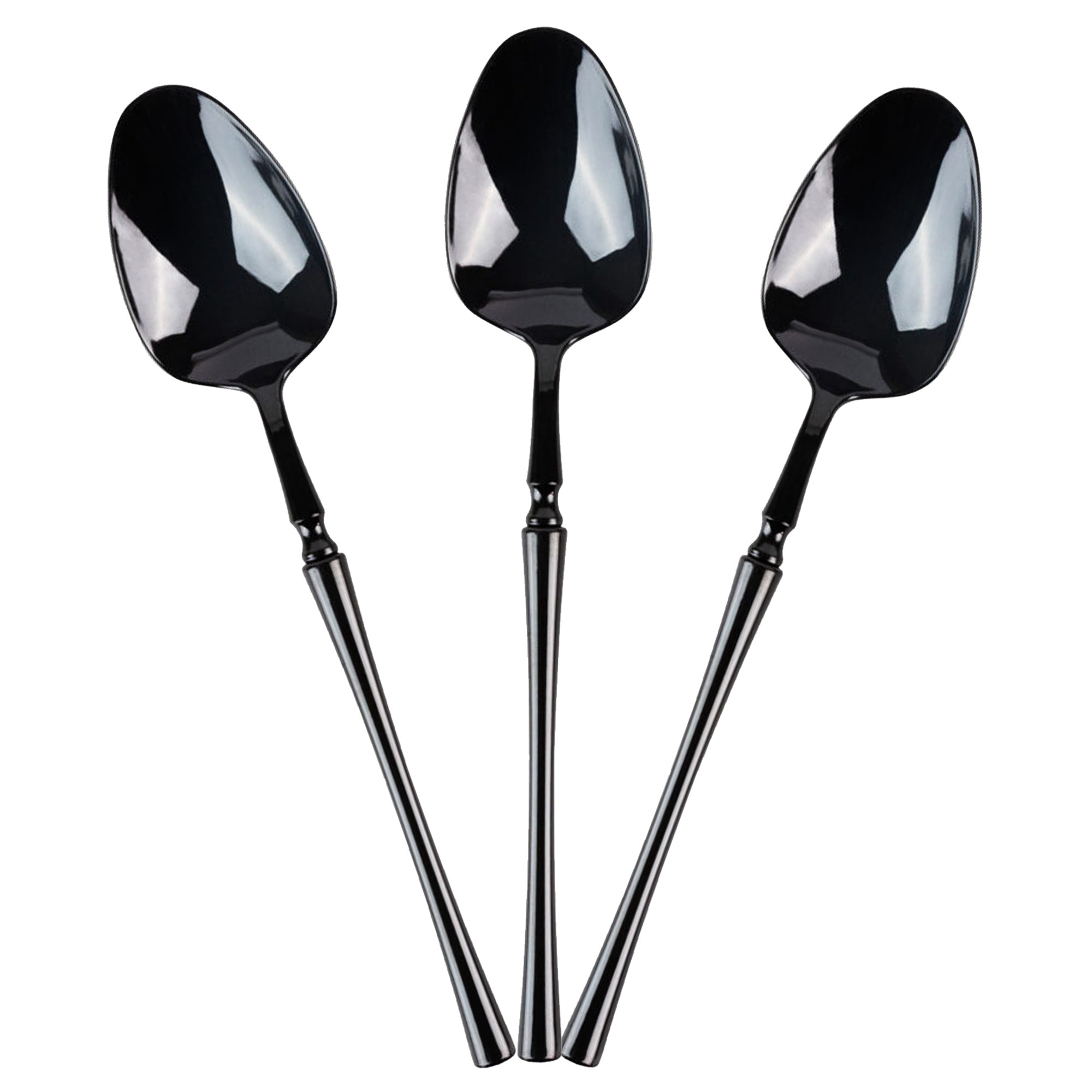 Plastic Black Infinity Flatware Collection