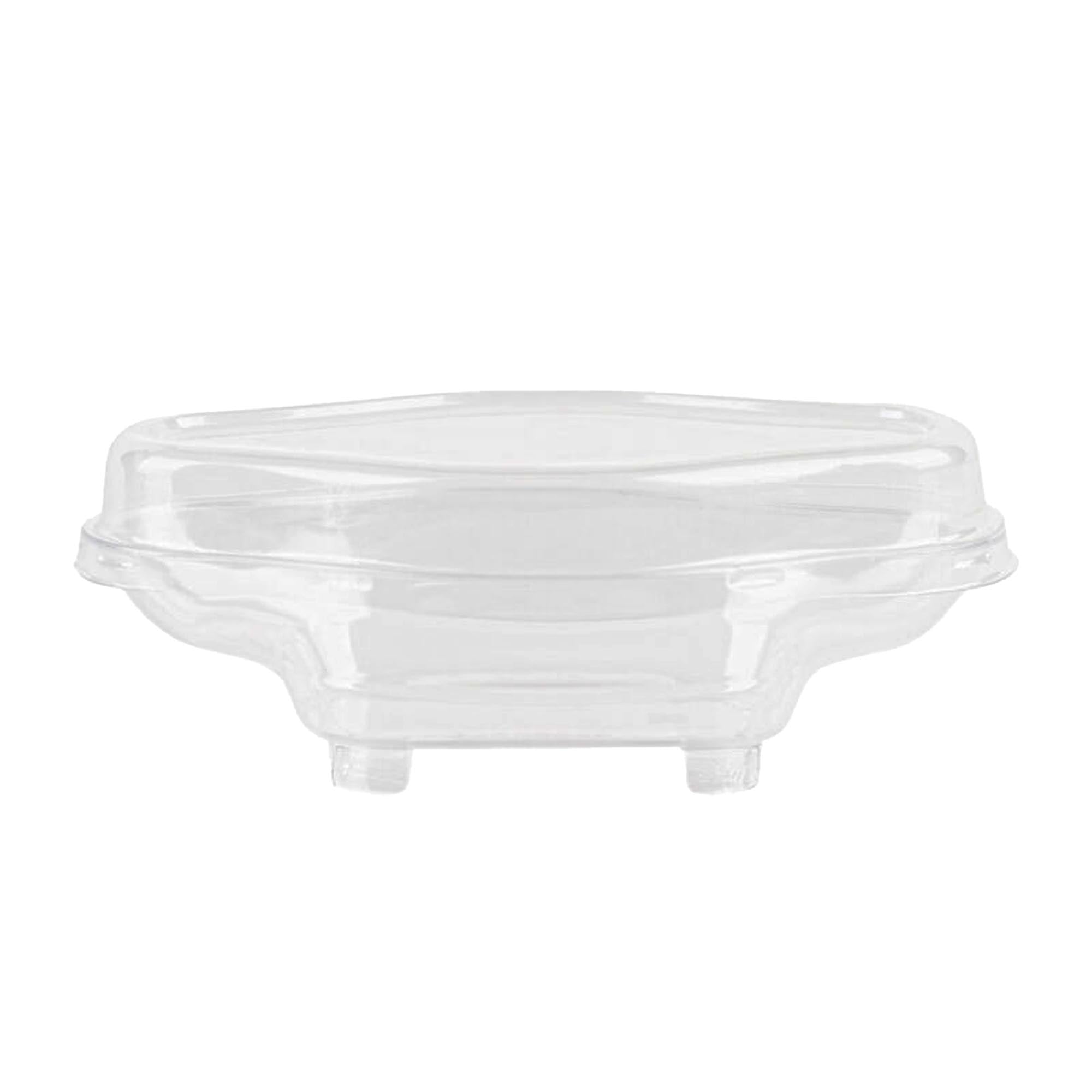 5oz Miniware Plastic Boat Shape Dish With Flat Lid