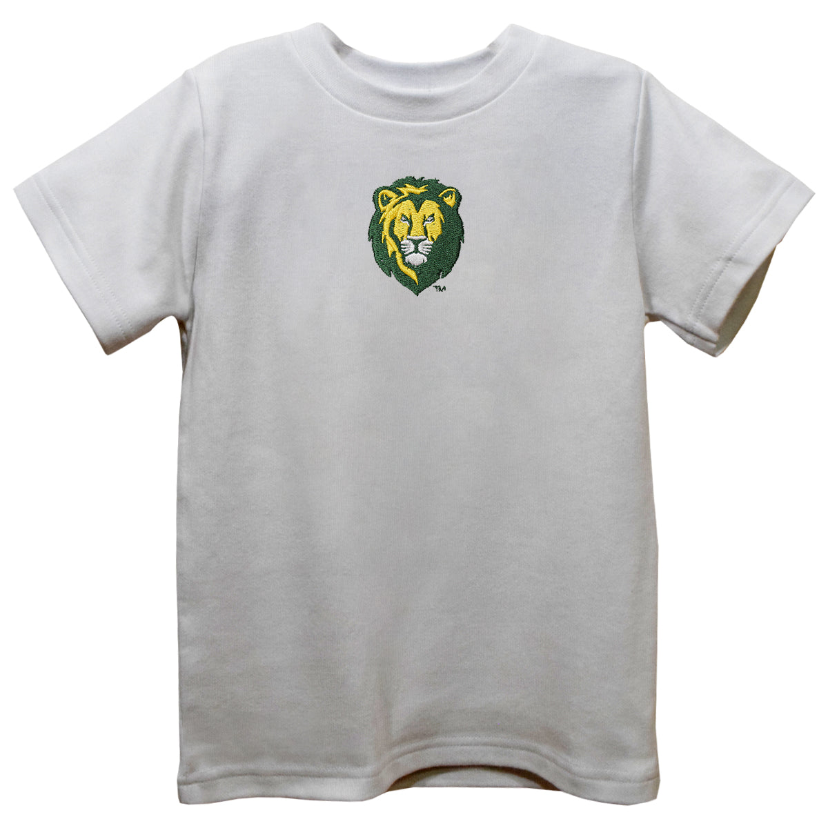 Southeastern Louisiana Lions Embroidered White Knit Short Sleeve Boys Tee Shirt