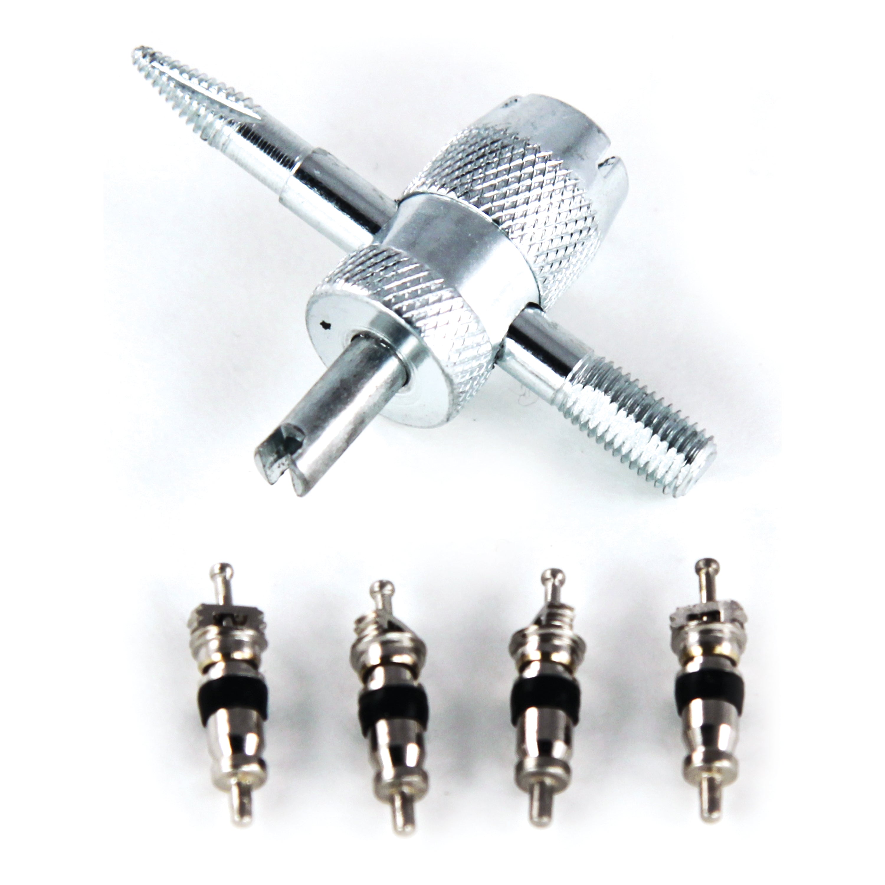  4-Way Valve Tool with Valve Cores 