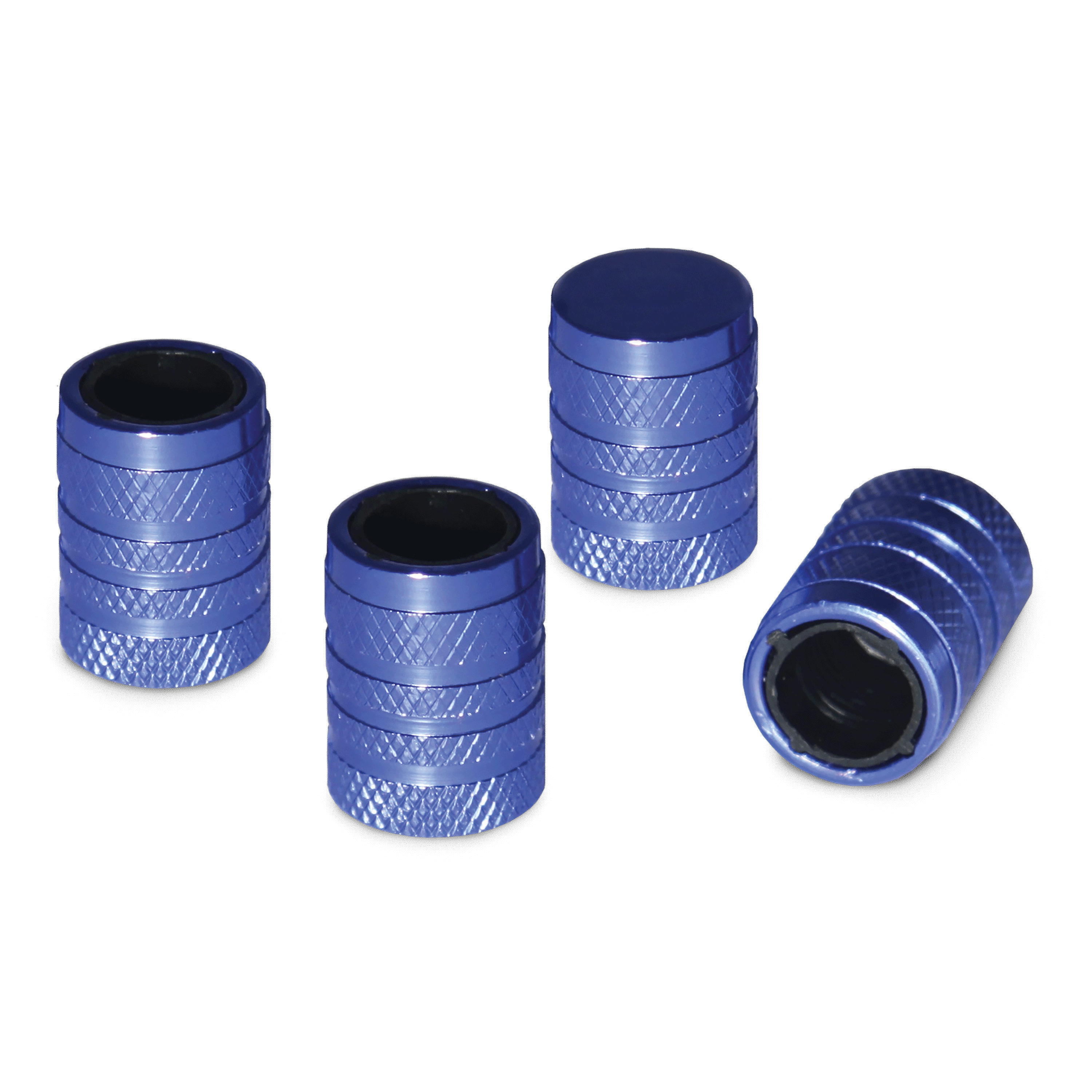  Barrel Tire Valve Caps (Blue Steel) 