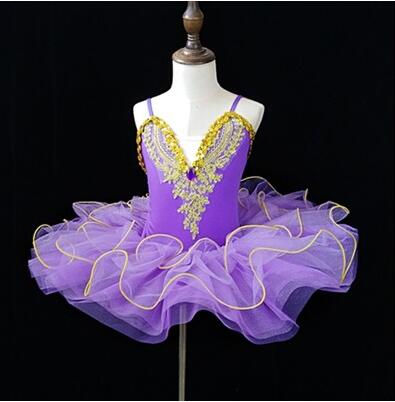 Girls Performance Ballerina Tutu Princess Costume