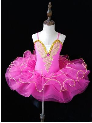 Girls Performance Ballerina Tutu Princess Costume