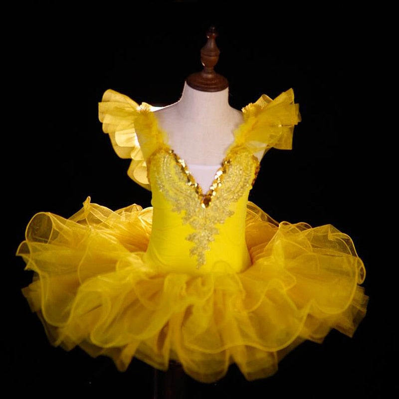 Girls Ballerina Ballet Tutu Dance Costumes Outfits