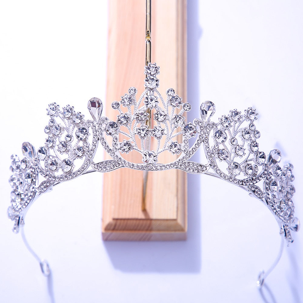 Colorful Tiaras Crowns for Women Crystal Party Hair Accessories