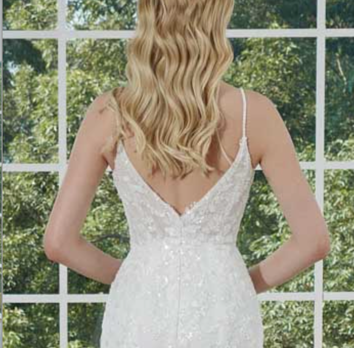 Lace Floral Mermaid Bridal Gown