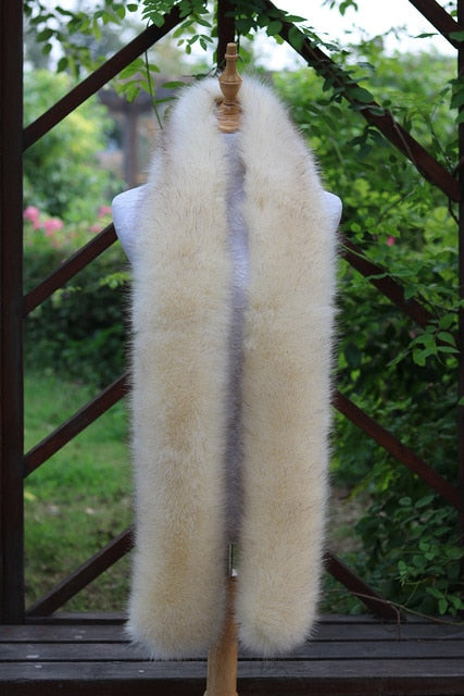 Faux Fox Fur Long  Formal Shoulder Wrap In Many Colors