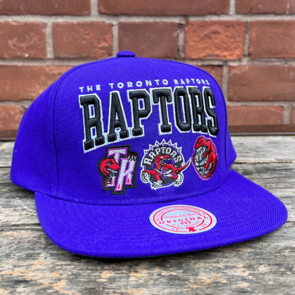 Toronto Raptors NBA Champ Stack Purple Snapback