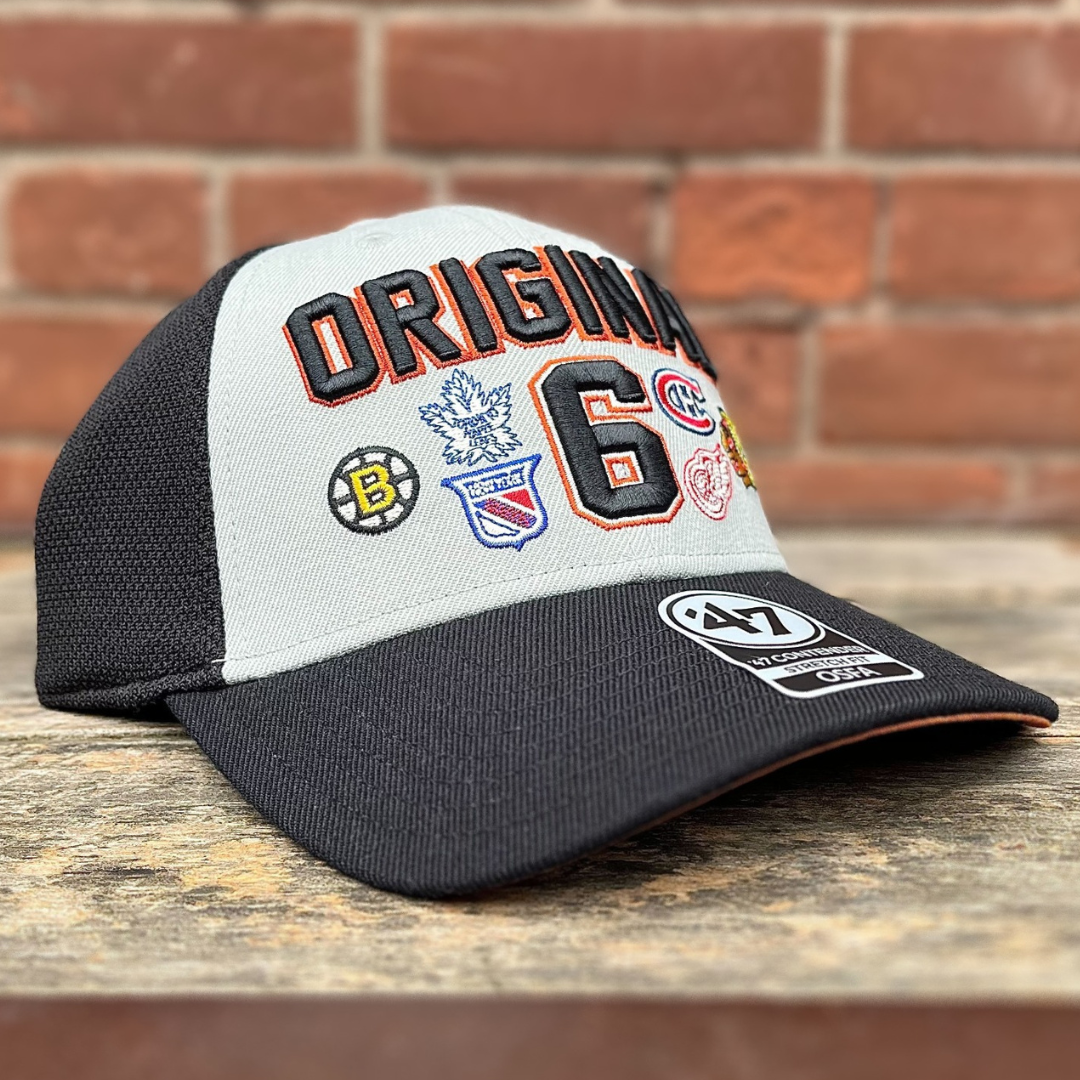 Original Six NHL Stick Check Contender Stretch Fit Hat