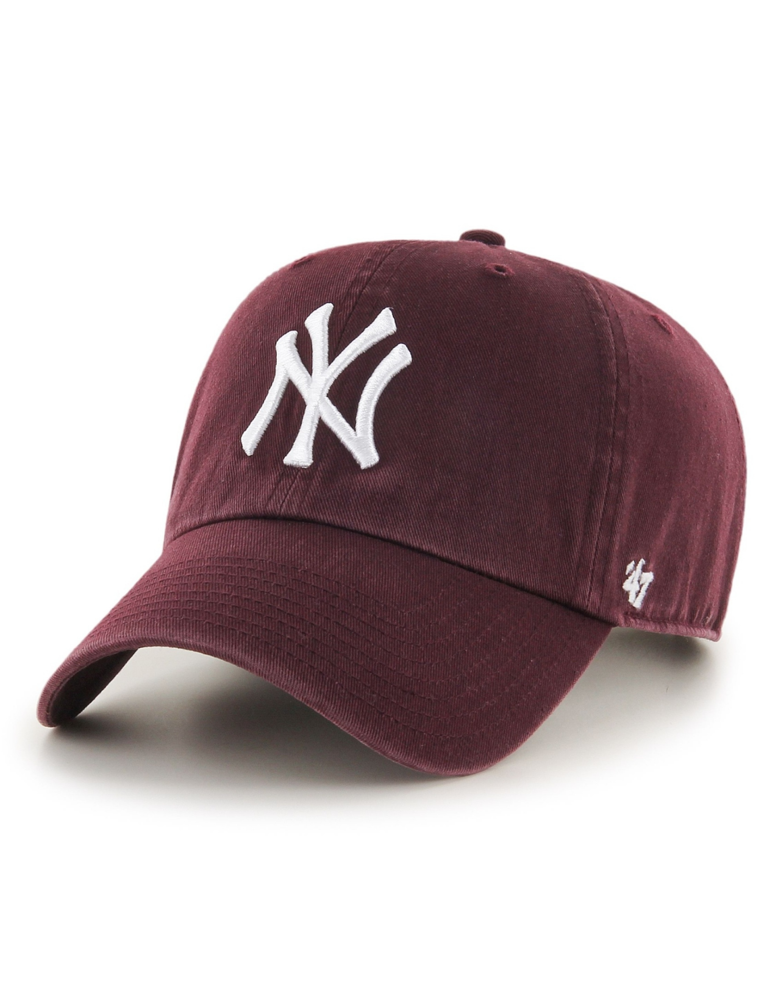 New York Yankees Clean Up Cap (Maroon)