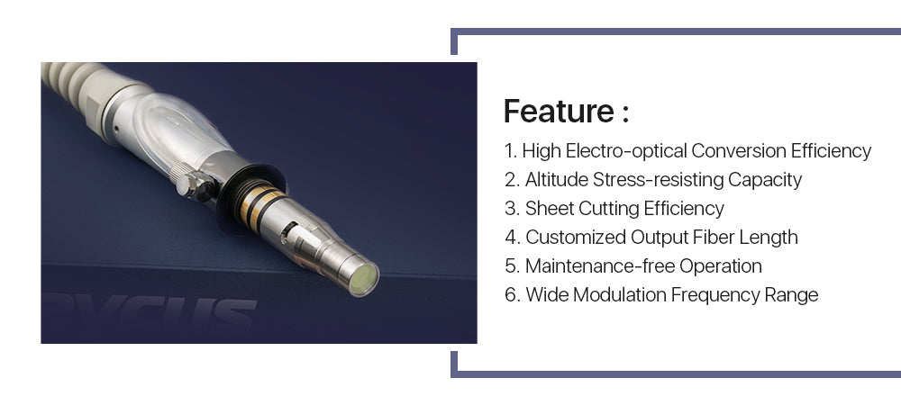 Cloudray 1000W Portable Raycus Single Module CW Fiber Laser Source