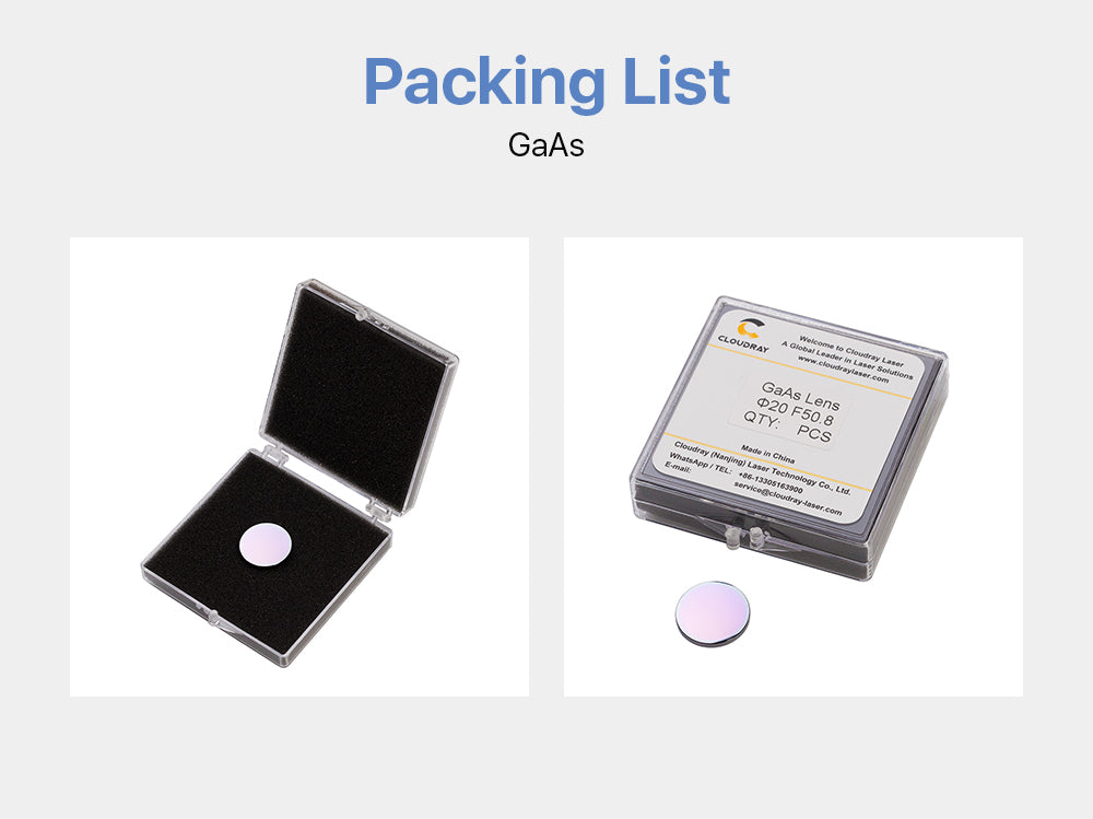 GaAs CO2 Laser Focusing Lens Dia 19.05 / 20mm