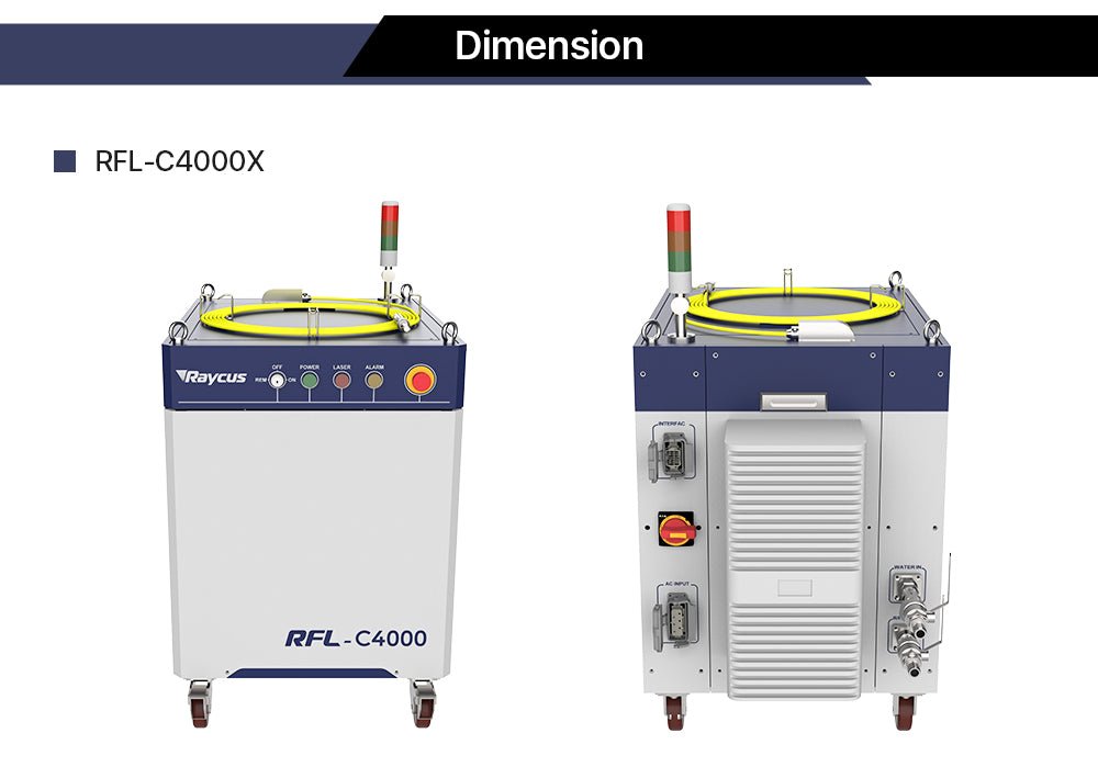 Raycus 4000W 6000W 8000W 12000W 15000W Multi-Module CW Optic Fiber Laser Source