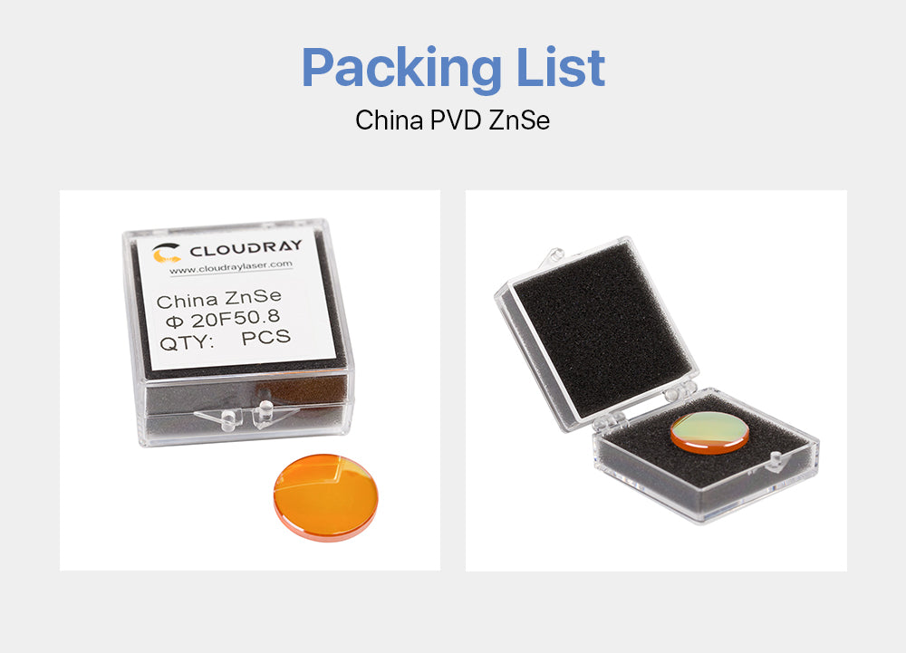 PVD Znse Focus Lens for CO2 Laser
