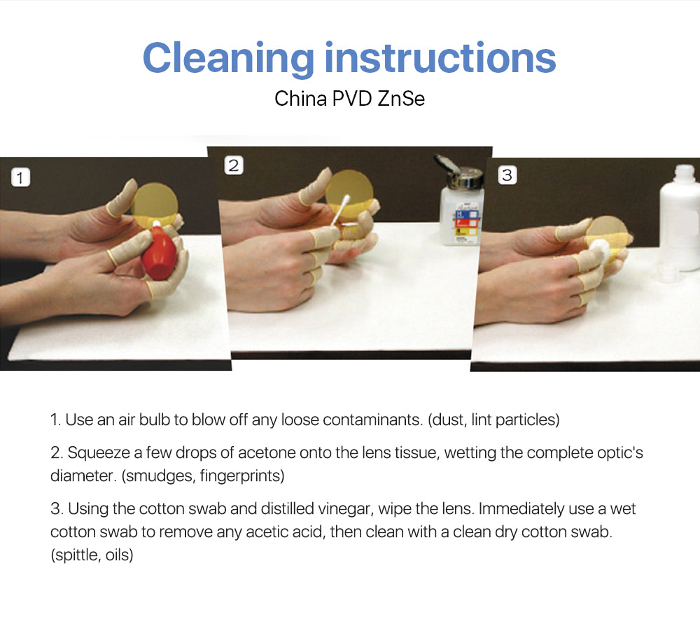 PVD Znse Focus Lens for CO2 Laser