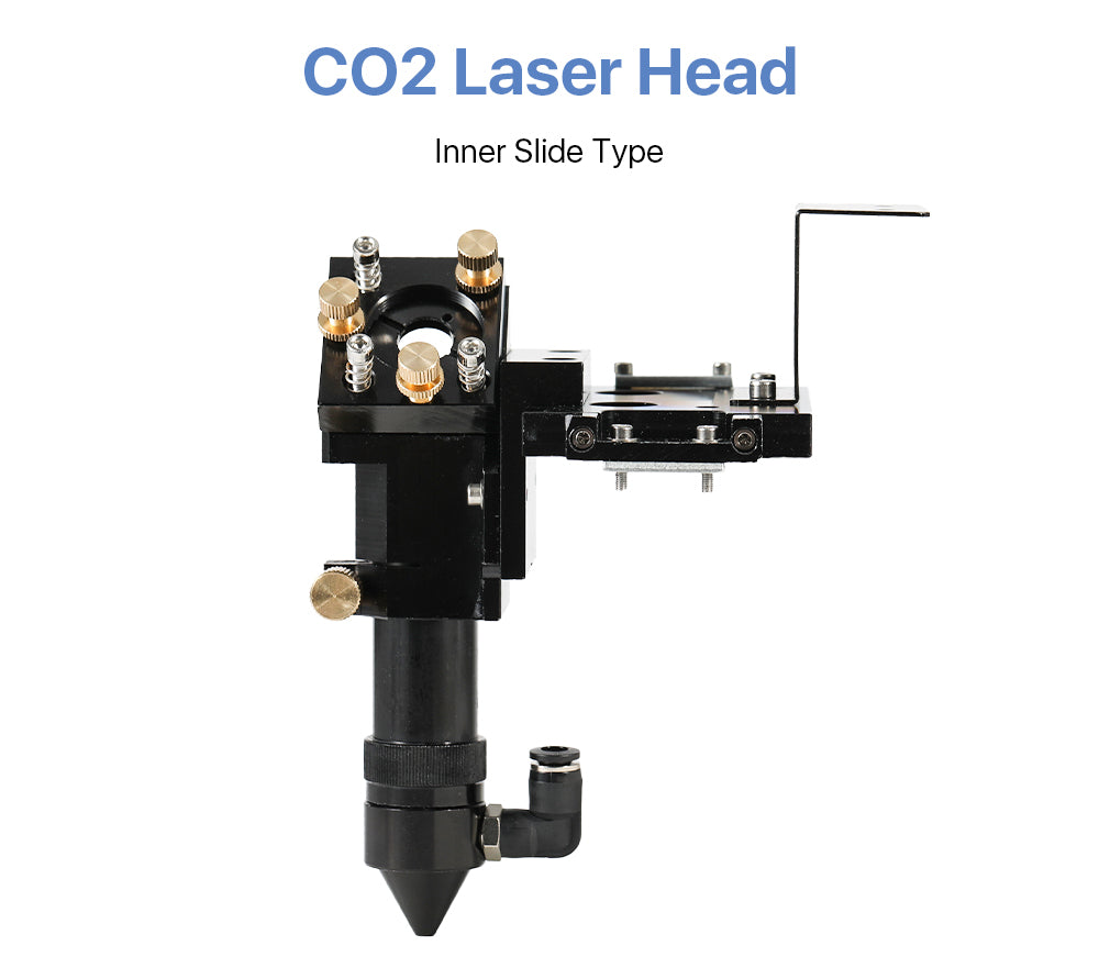 Cloudray CO2 Laser Head Inner Slider Type with Air Assist Nozzle for Inner Rail