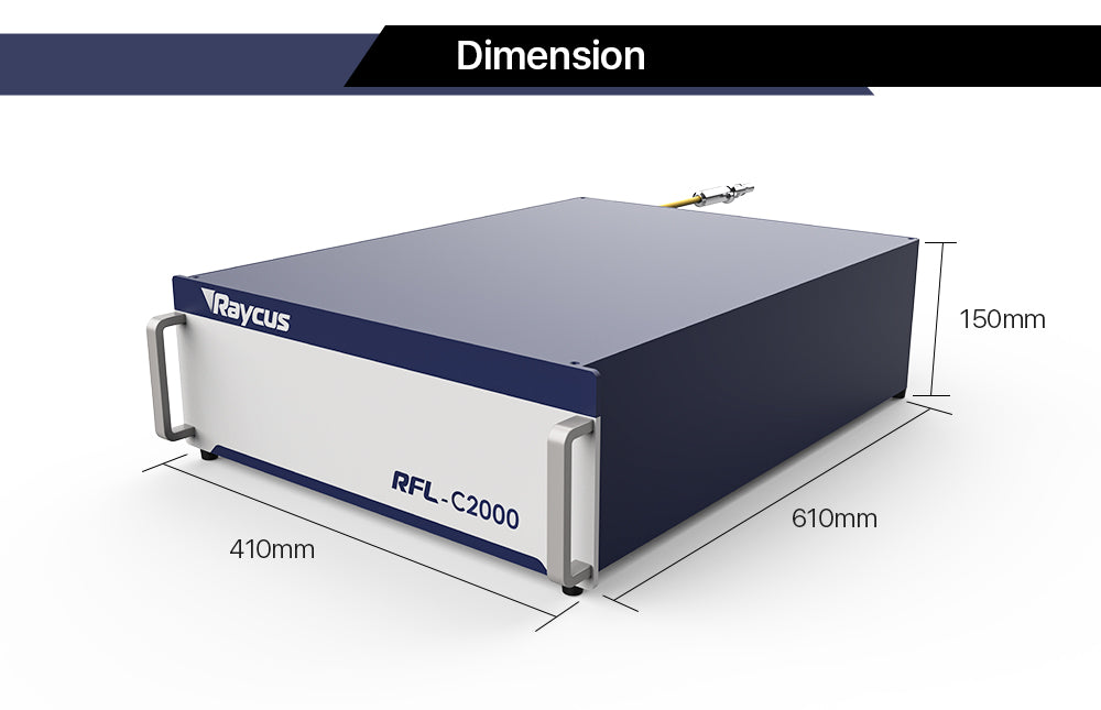 Raycus 2000W CNC Fiber Laser Source For Welding
