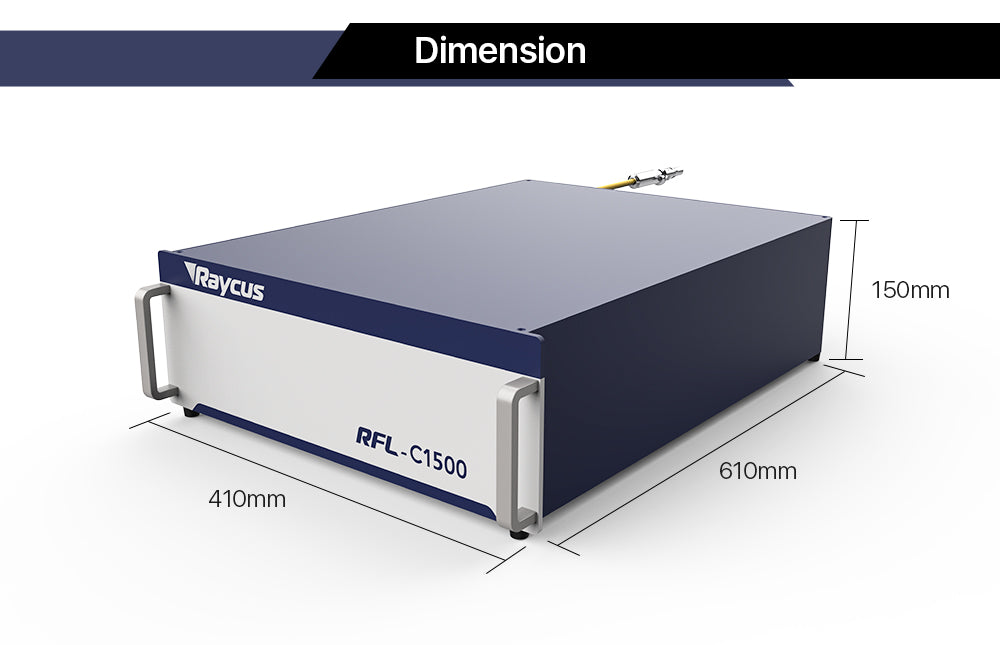 Raycus 1000W 1500W CW Fiber Laser Source For Welding