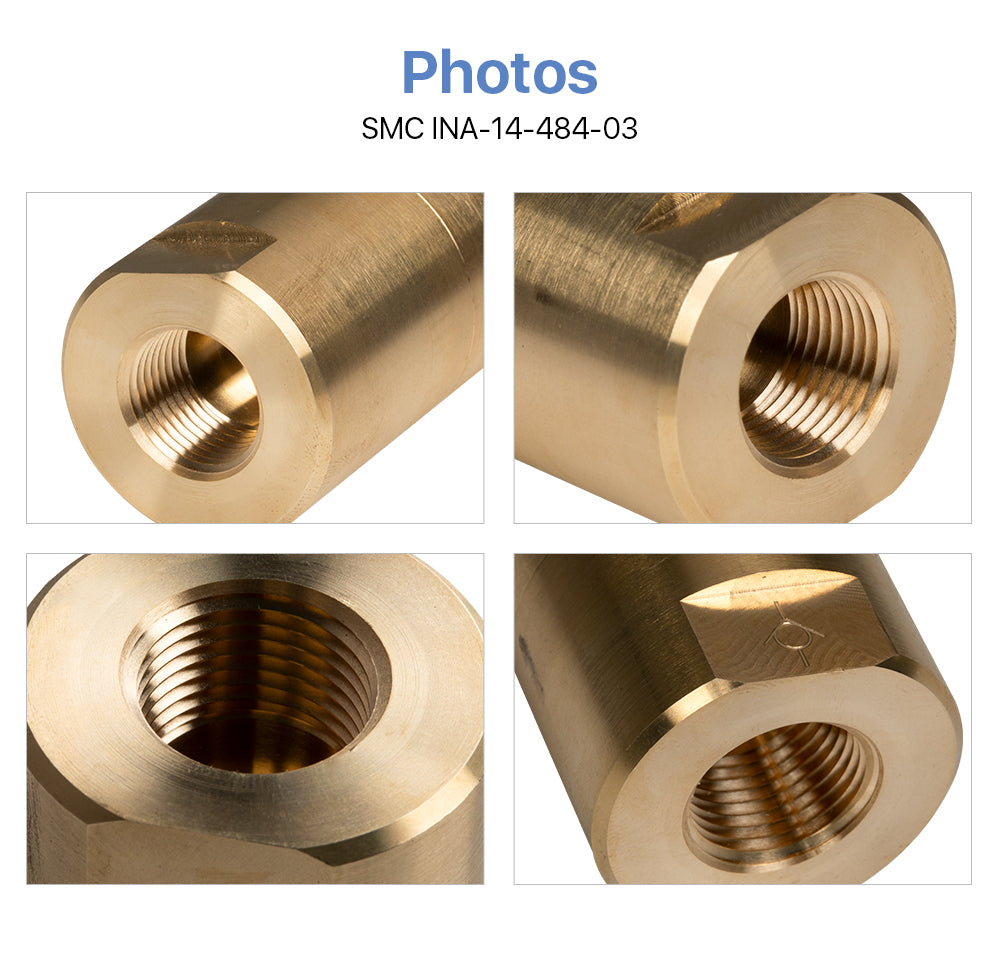 Cloudray OEM SMC High Pressure Check Valve INA-14-484-03 28MM Thread 1.5Mpa Poof Pressure for Laser Cutting Machine Air System