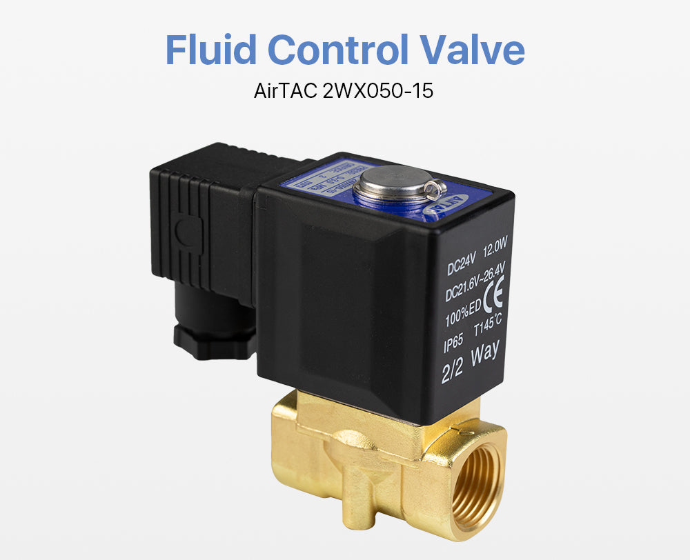 Fluid Control Valve AirTAC 2WX050-15 3.0Mpa for Fiber Laser Cutting Machine 