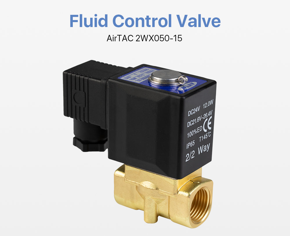 Fluid Control Valve AirTAC 2WX050-15 3.0Mpa for Fiber Laser Cutting Machine