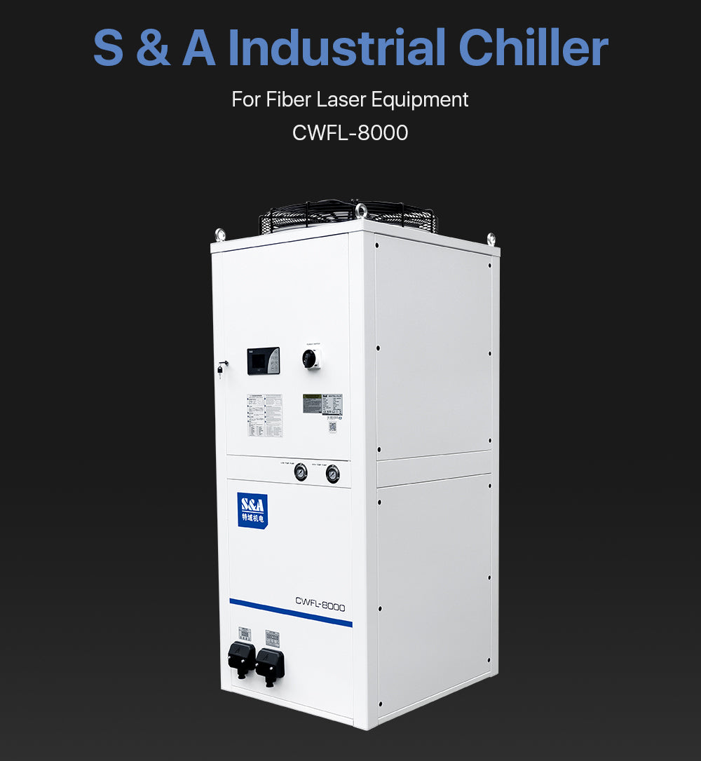 S&A Original Industrial Chiller（Fiber）CWFL-8000 380V 50HZ 60HZ