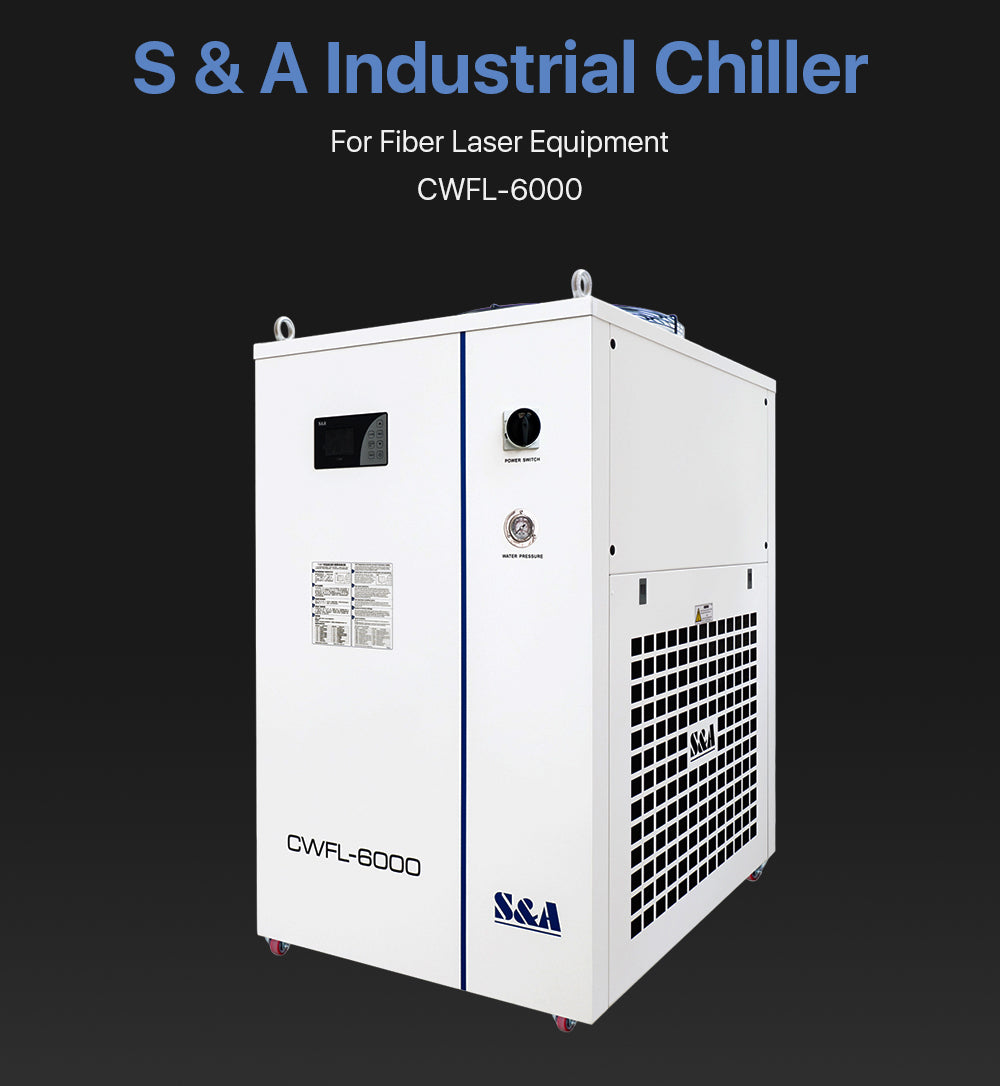 S&A Original Industrial Chiller(Fiber)CWFL-6000 380V 50HZ 60HZ