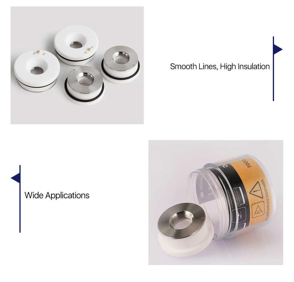 Ceramic Parts Dia.28mm/24.5mm for Precitec Fiber Laser Head