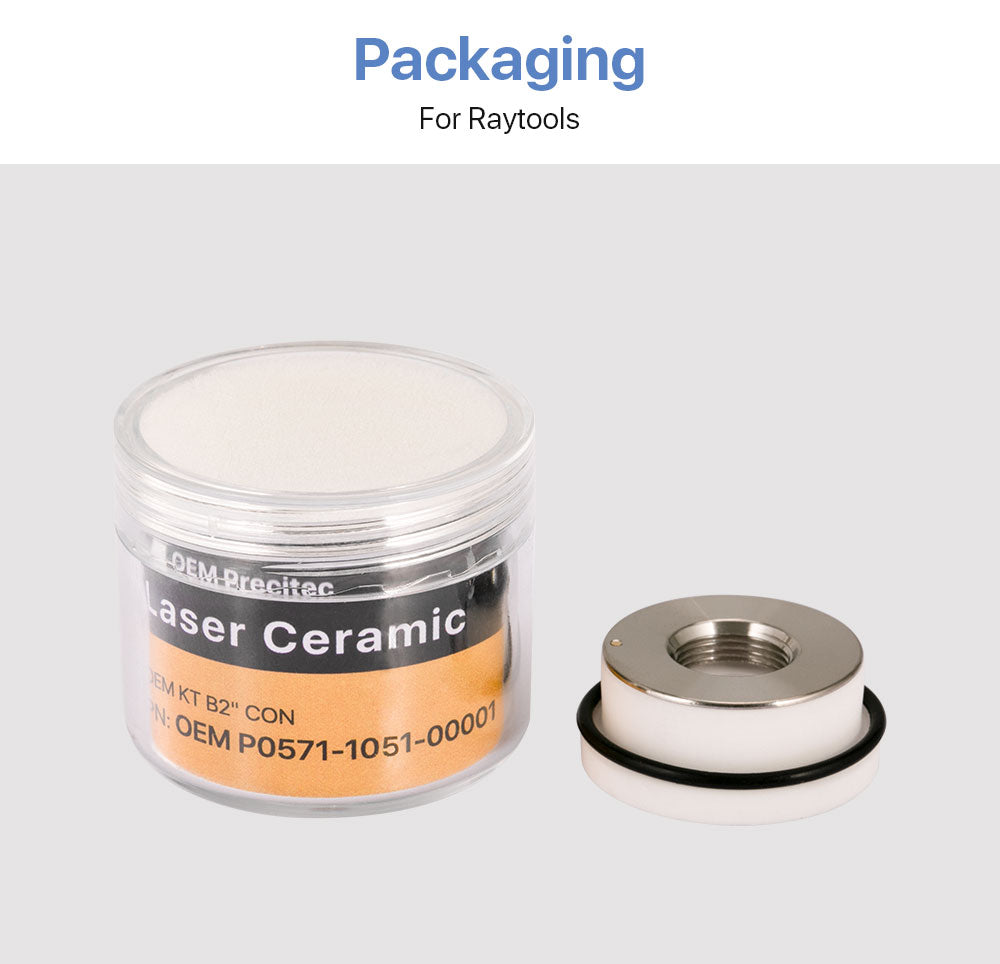 Cloudray Ceramic Parts Dia.32mm/28.5mm for Raytools Fiber Laser Head