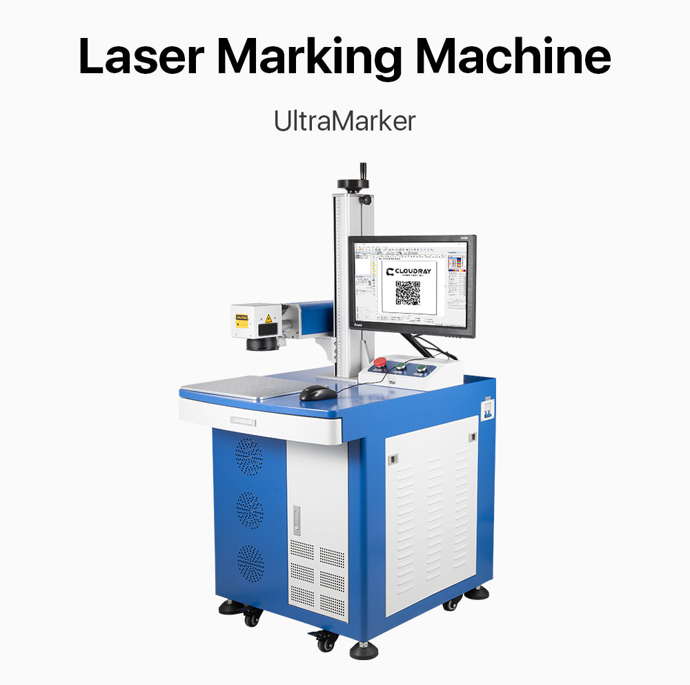 Cloudray Desktop Fiber Marking Machine Raycus 20W 30W 50W UltraMarker