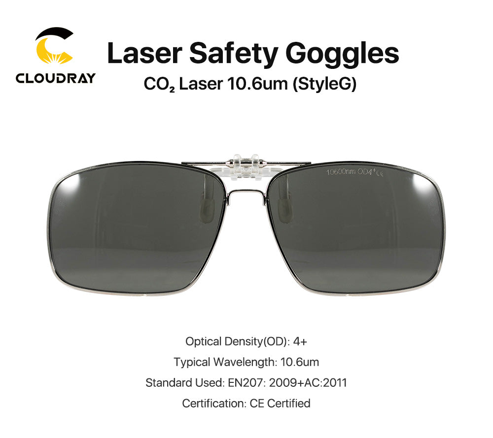 10600nm Laser Safety Goggles for 10.6um CO2 Laser Engraving & Marking Machine