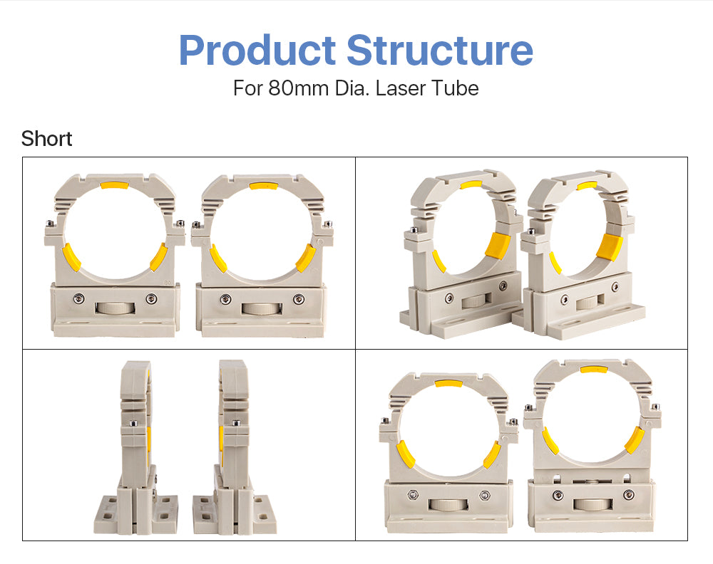 RECI Laser Tube Support Holder For Dia.60mm or 80mm