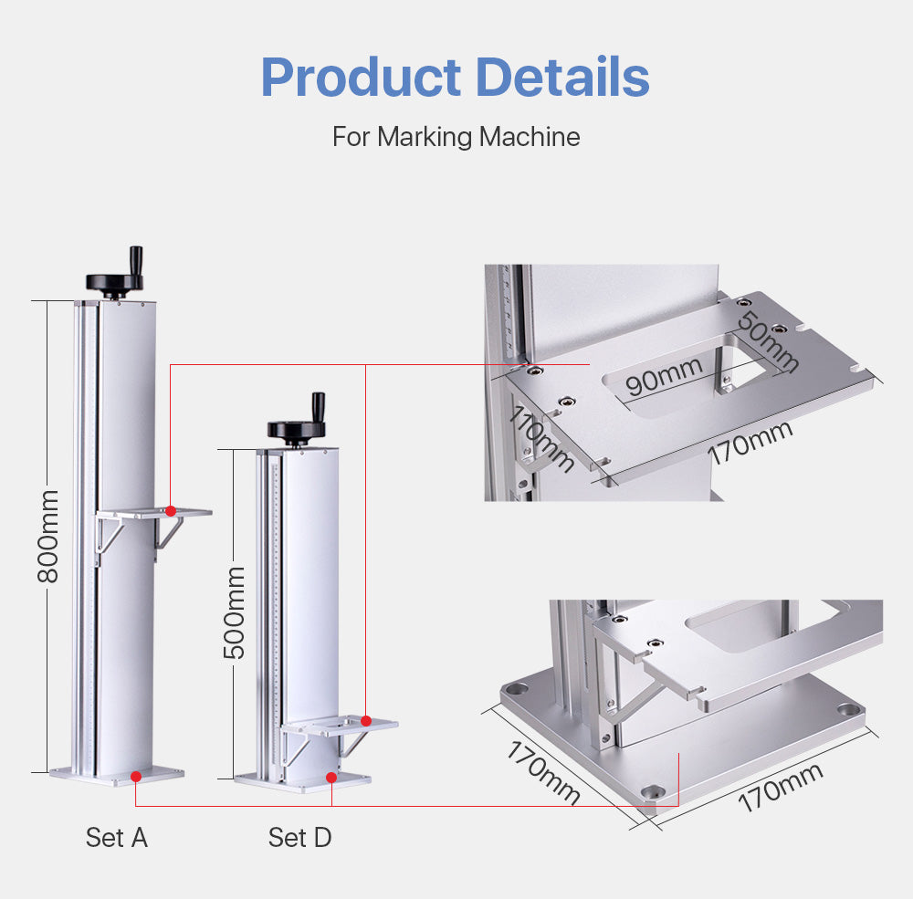 Cloudray Laser Lift Table for Marking Machine