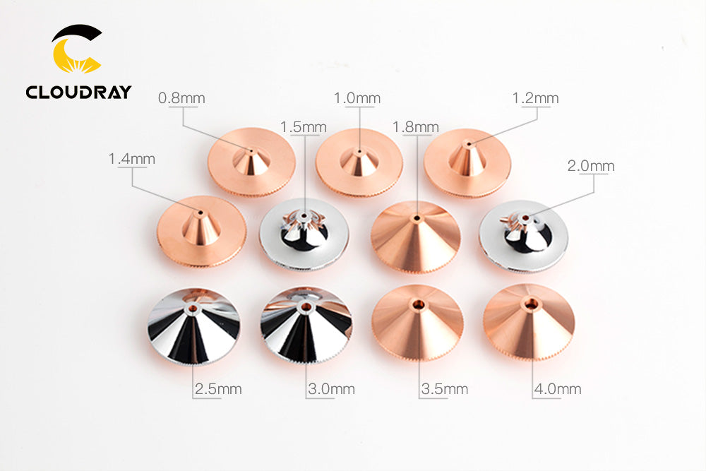 Nozzle Double Layers Chrome-plating Dia.32mm Height 15mm Caliber 0.8 - 4.0mm
