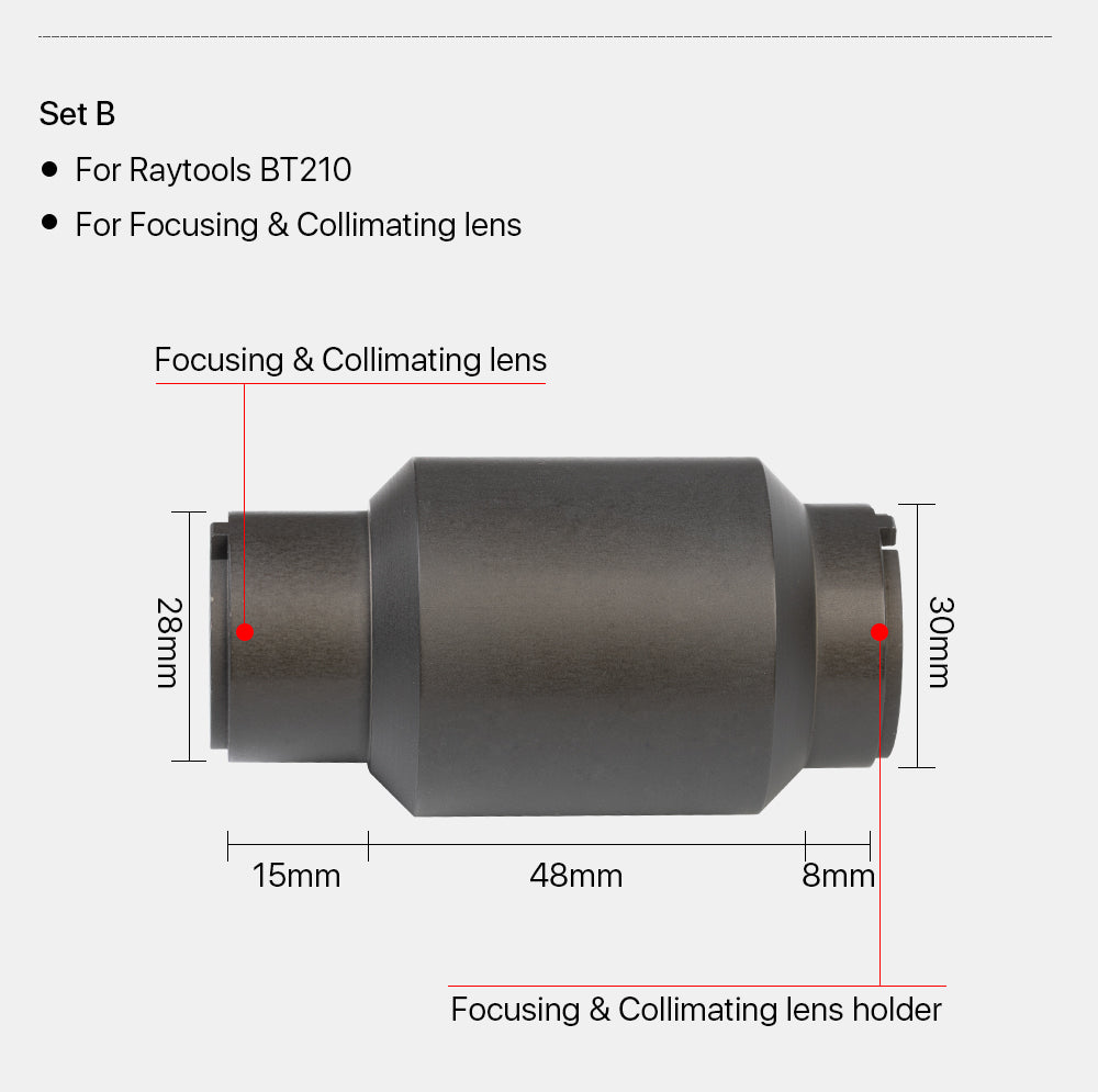 Lens Insertion Tool D30 for Focusing Collimating Lens on 1064nm BT210 BT240S BM111