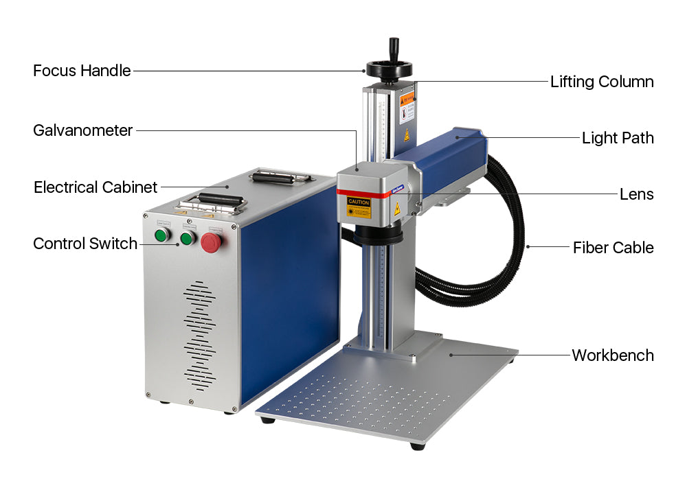 Cloudray LiteMarker Fiber Marking Machine 20W 30W 50W