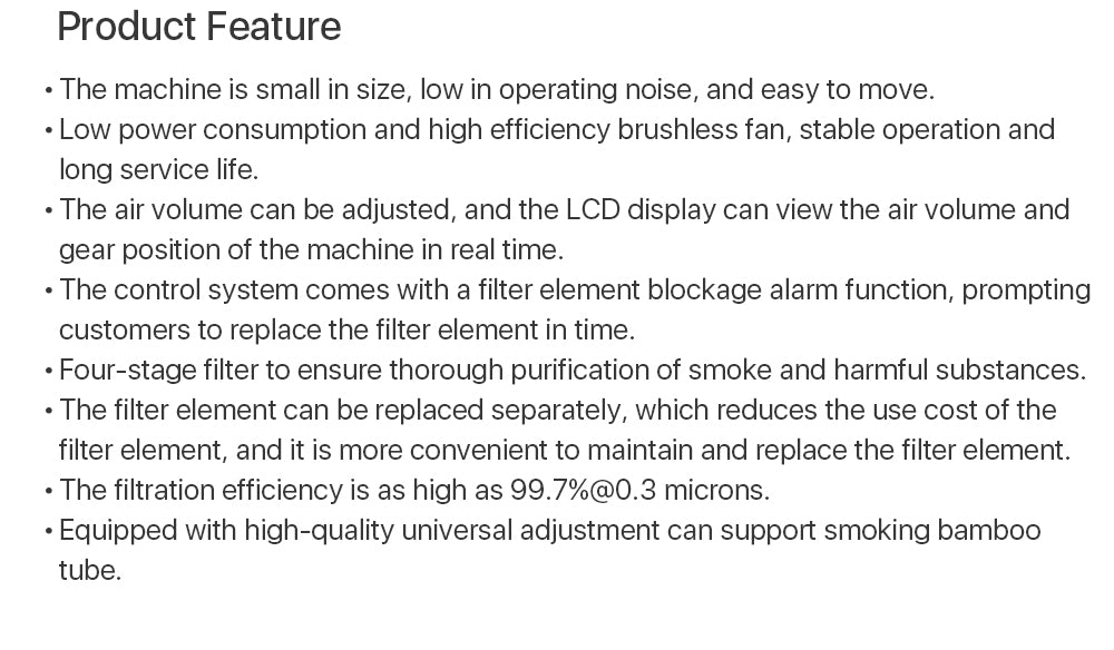 Cloudray Min Smoke Purifier 135W