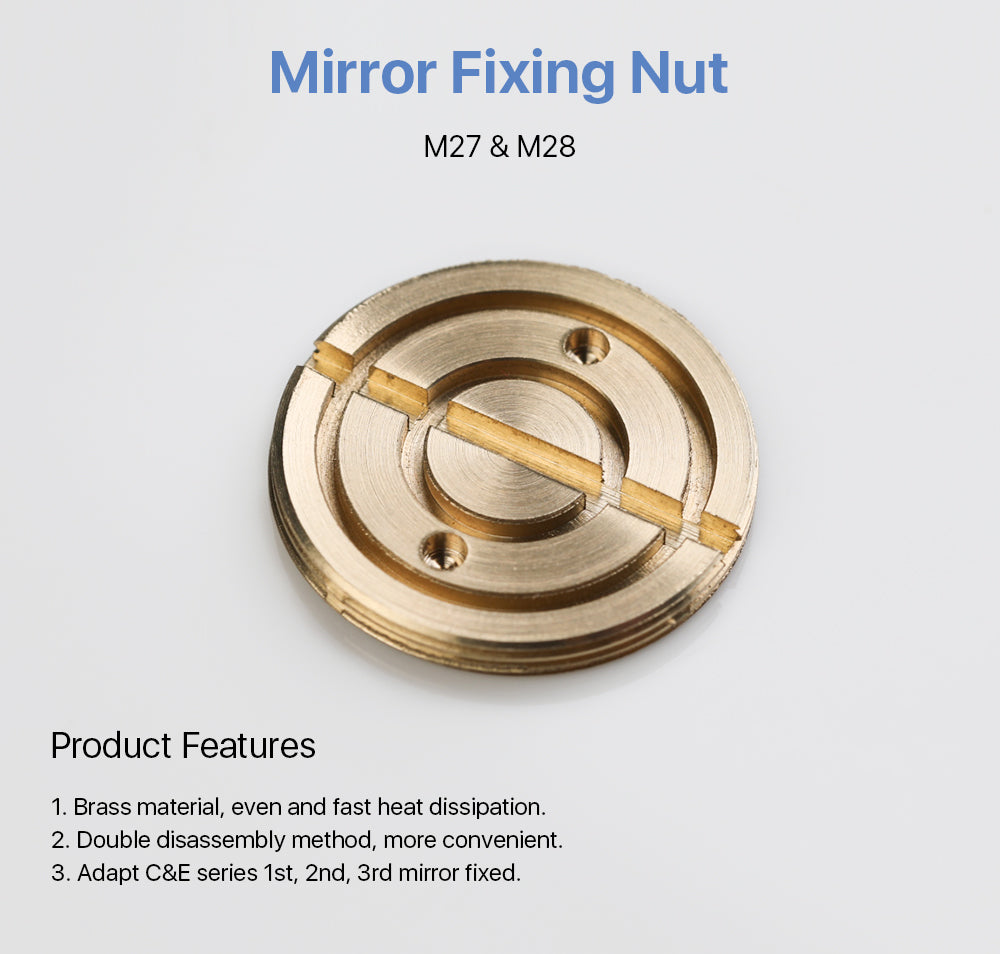 Mirror Fixing Nut for C&E Series 1st 2nd 3rd Laser Parts