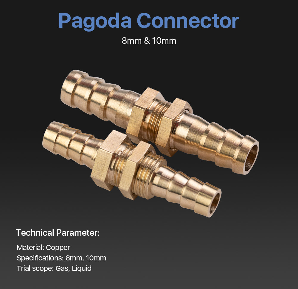 Pagoda Connector Head 8mm&10mm For Water Flow Switch