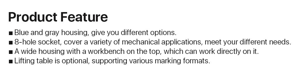 Cloudray Fiber Laser Cabinet Portable Marking Housing Set 500/800mm Auto-Lift for DIY 1064nm Fiber Marking Installation