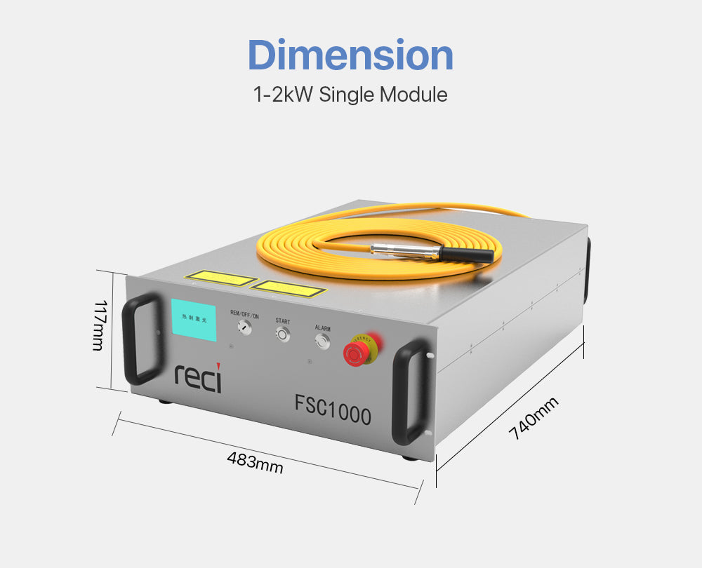 Cloudray RECI Fiber Lasers 1-2KW Single Module