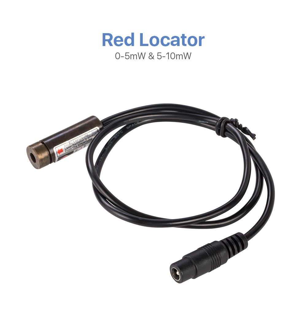 Red Locator 650nm Wavelength 0-5mW and 5-10mW Power for Fiber Marking or Cutting