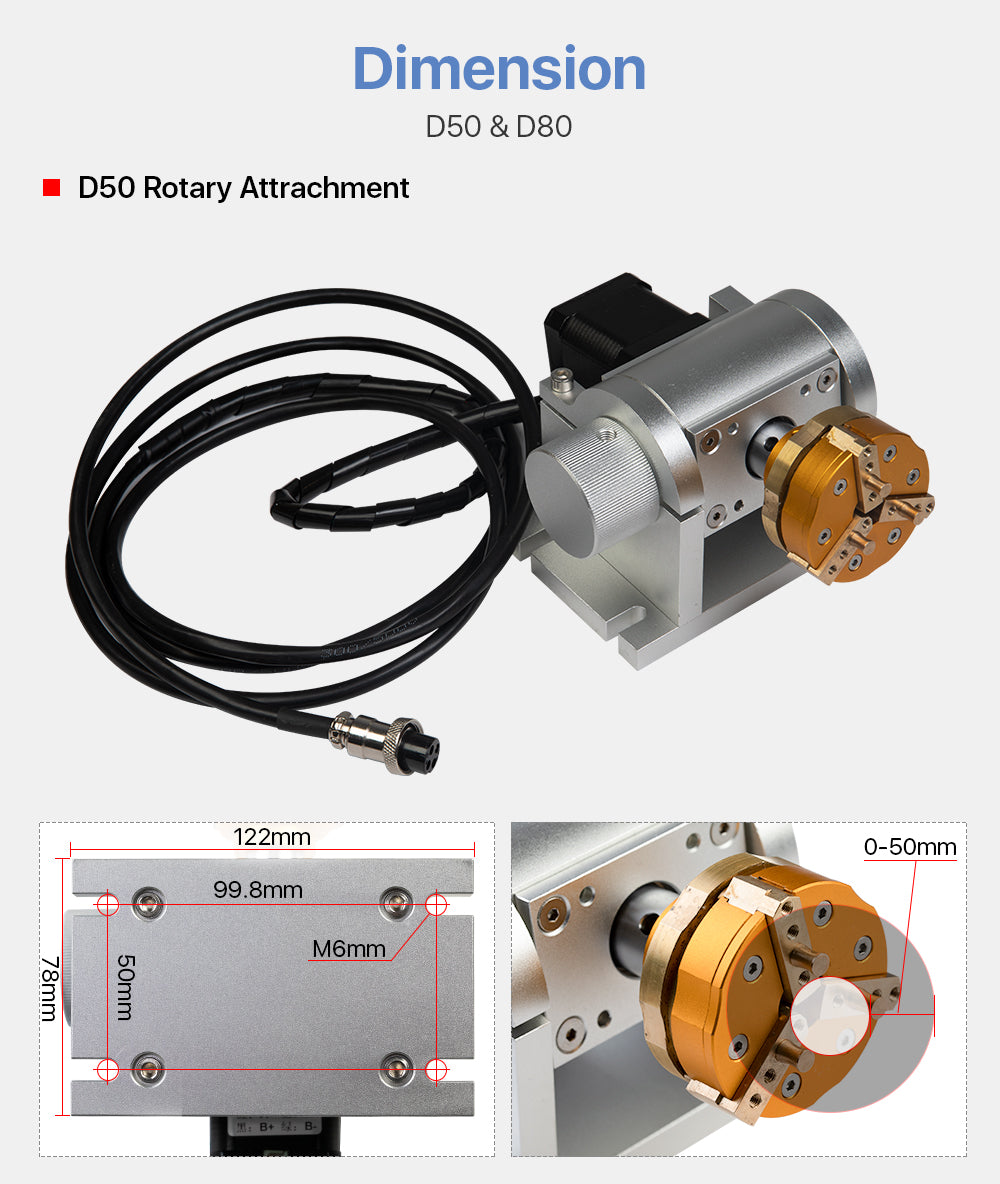 Rotary Attachment for Intelligent Marking Machine