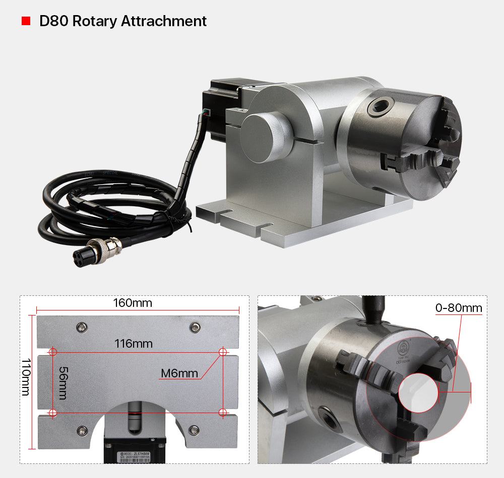 Rotary Attachment for Intelligent Marking Machine