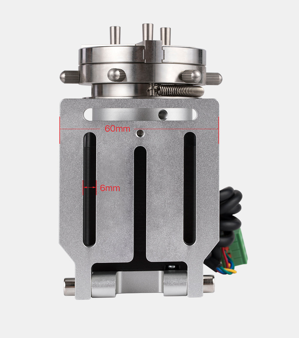 Rotary Attachment Marking Object Max Diameter 65mm with Driver DM542S for Fiber Laser Marking Machine or Co2 Engraving Machine