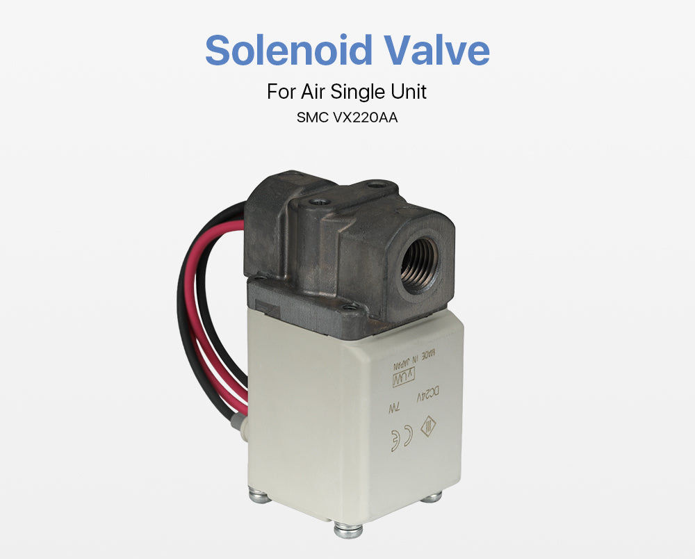 Solenoid Valve SMC VX220AA 24V 220V 1/4" BSP Direct 2 Post Solenoid Valve for Air Single Unit Laser Cutting Machine