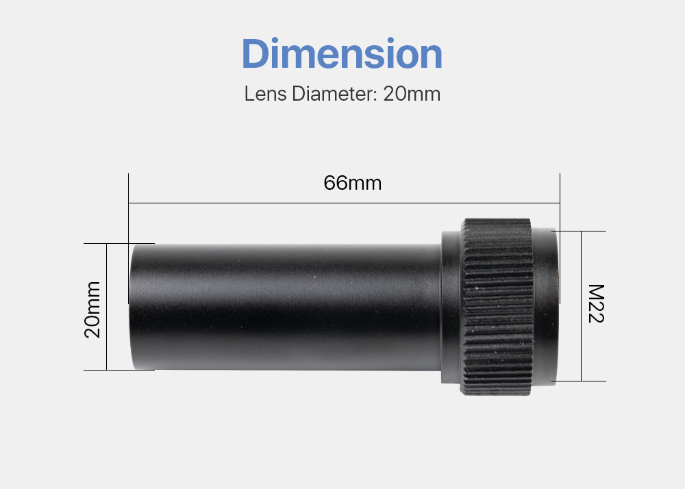 Lens Tube O.D. 20mm for CO2 Laser