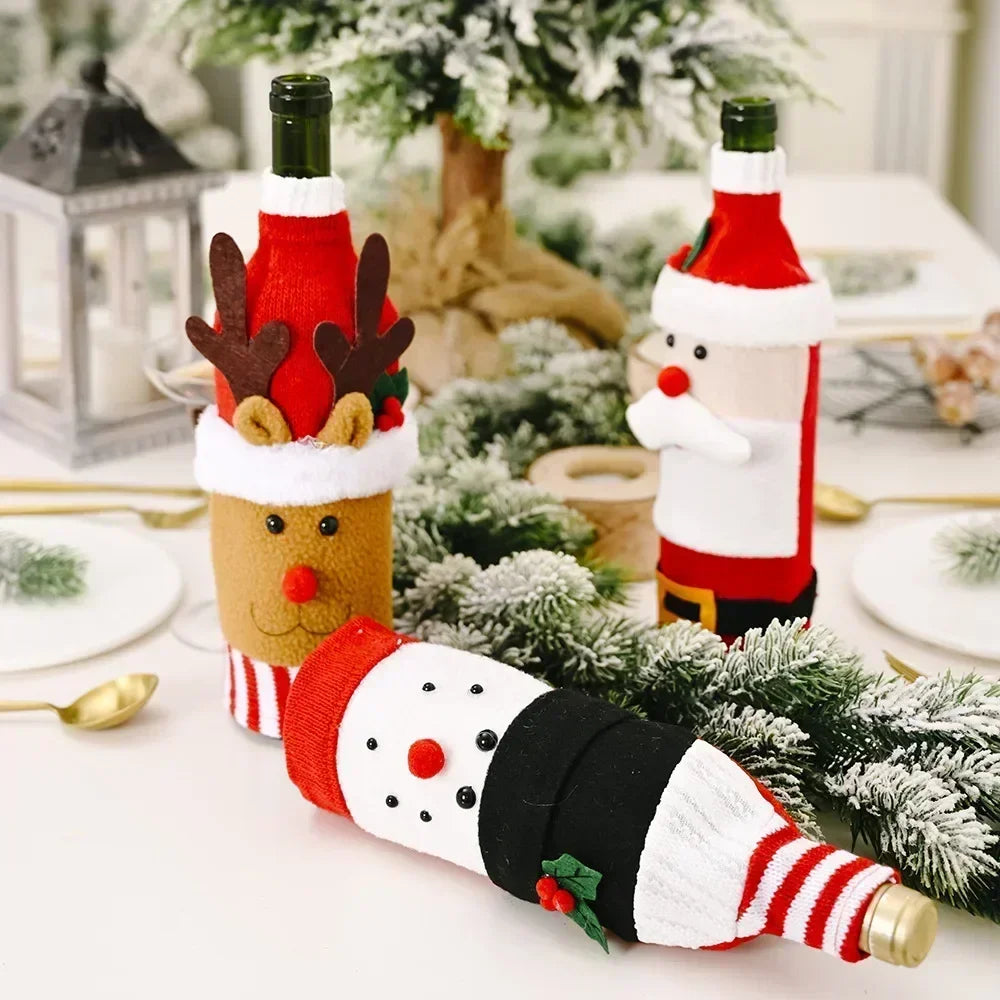 Bottle Christmas Sweaters 3 Piece Set